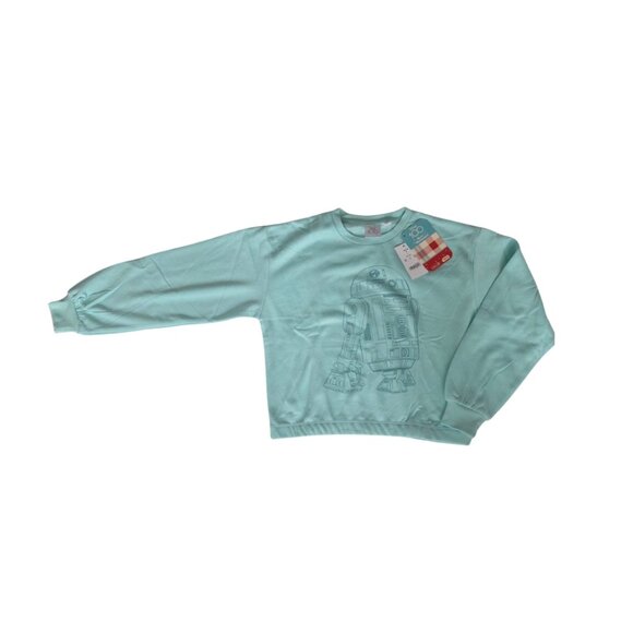 NWT - Disney Star Wars R2-D2 Girl's Pullover Sweatshirt - Picture 2 of 3